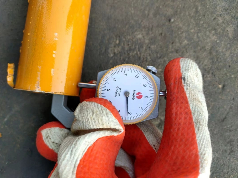 فحص شحنة السقالة النهائي (الحجم ، المظهر ، الحمل ، إلخ.)